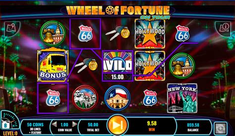 Игровой автомат Wheel of Fortune On Tour  играть бесплатно